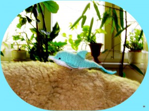 háčkovaný delfínek háčkovaný delfínek