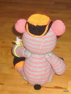 háčkovaný medvídek